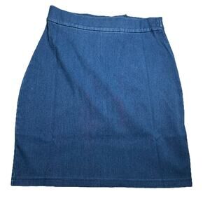 Susana Monaco Women’s Blue Light Denim Stylish Mini Skirt Cowgirl Side Zip Sz XS